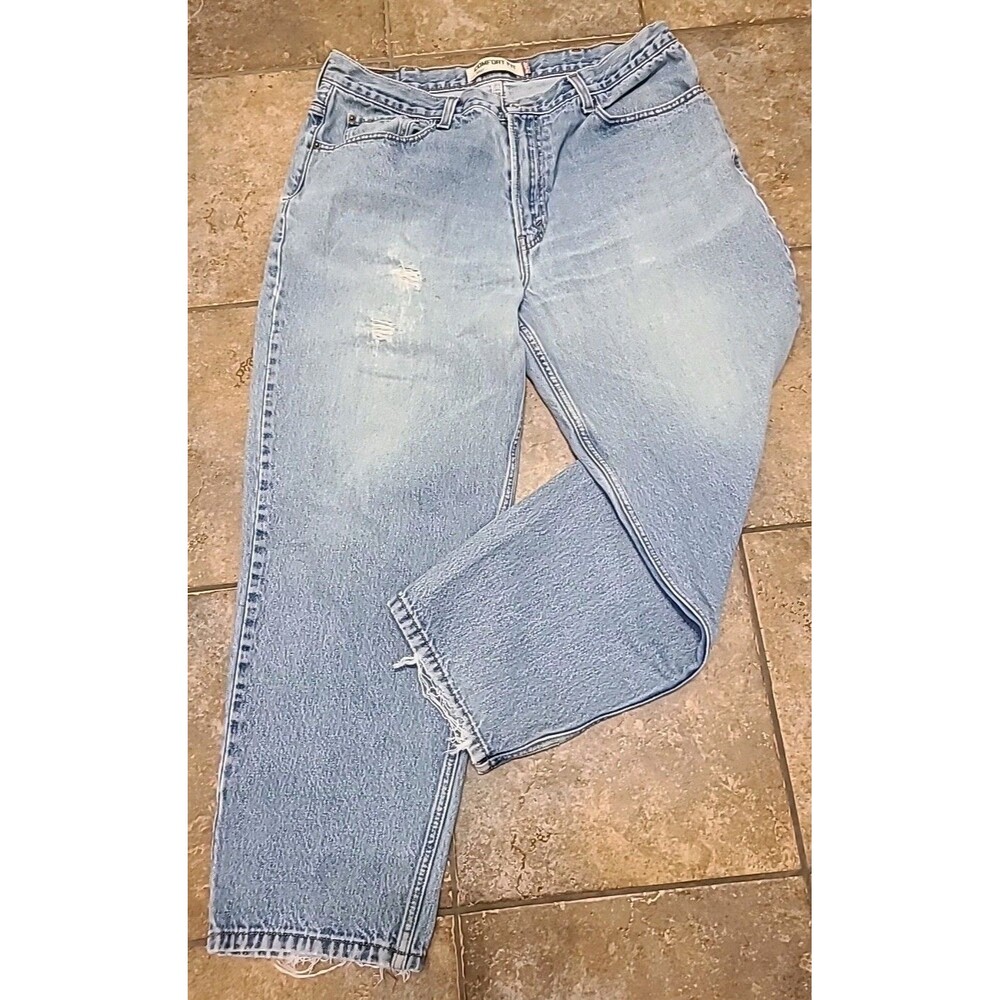 Levi's VTG 560 Jeans Men's 38x30 Distressed Fringe Medium Wash Comfort Fit